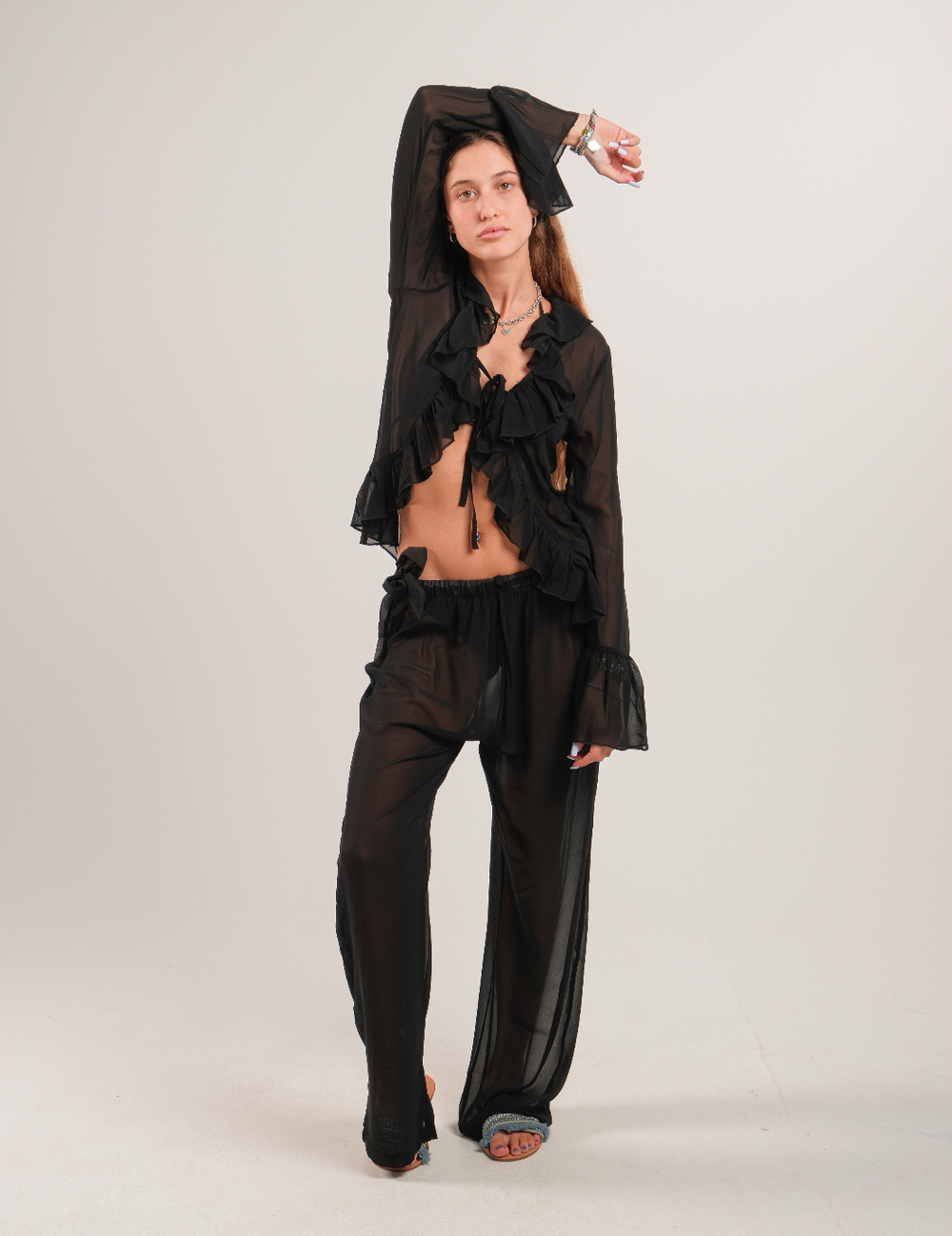 Flowy Chiffon Pants