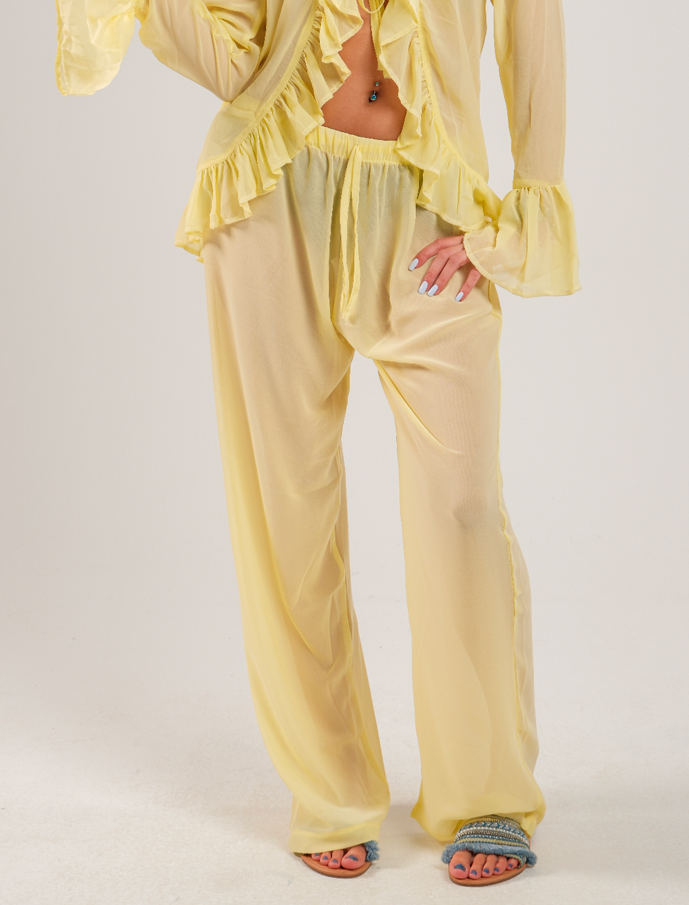 Flowy Chiffon Pants