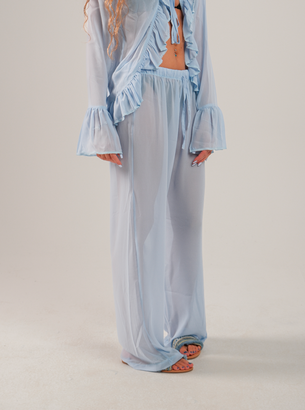 Flowy Chiffon Pants