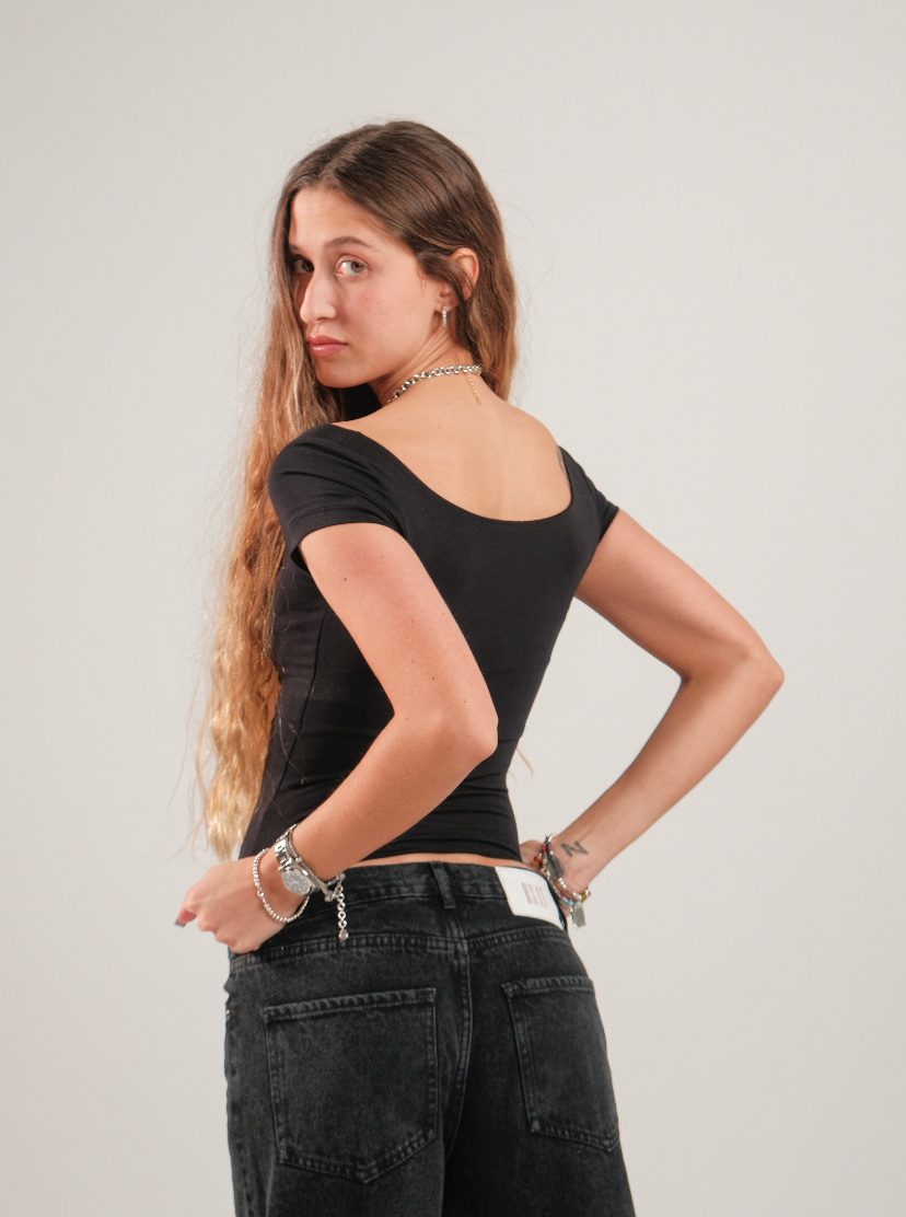 Square Neck Contour Top