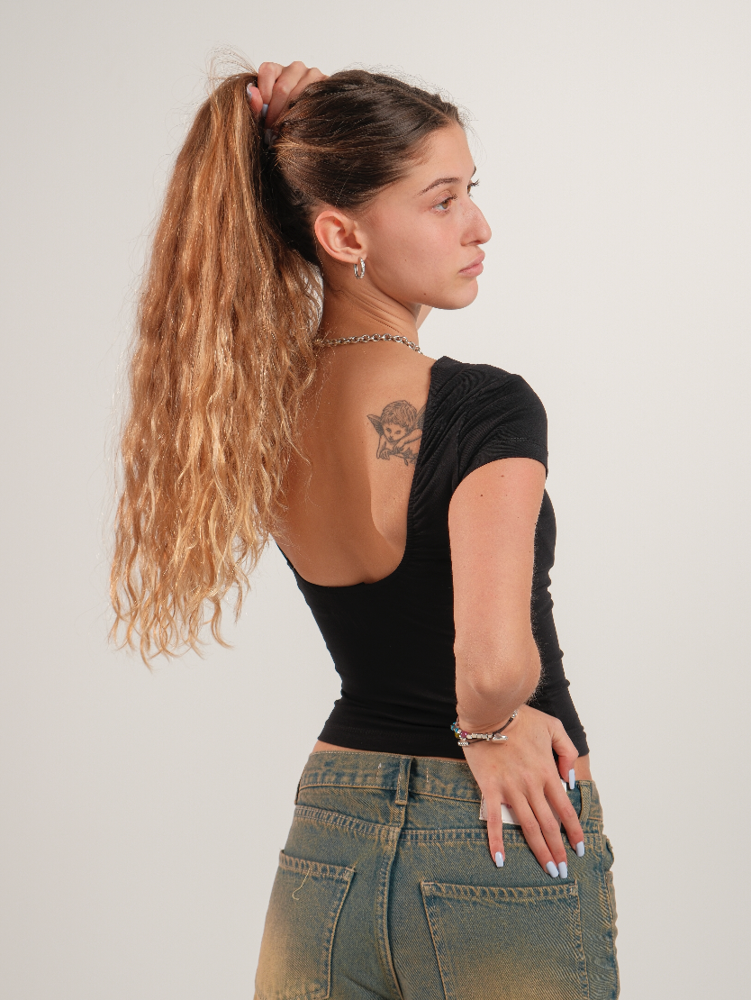 Backless Contour Top